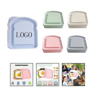 Reusable Wheat Straw Sandwich Container