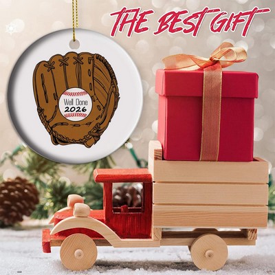 Sublimation Blank Ceramic Ornament