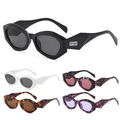 Vintage Oval UV Protected Cat Eye Sunglasses