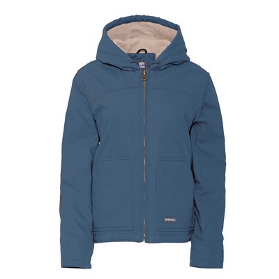 Berne Sherpa-Lined Softstone Duck Hooded Jacket