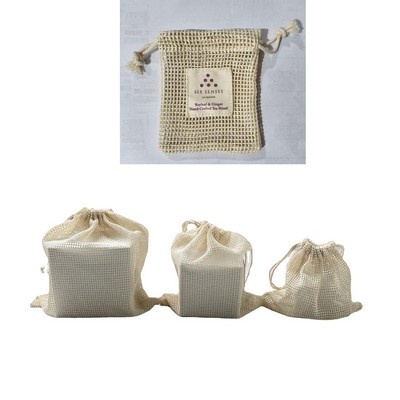 Cotton Mesh Bag 9.8" L x 11.8" W