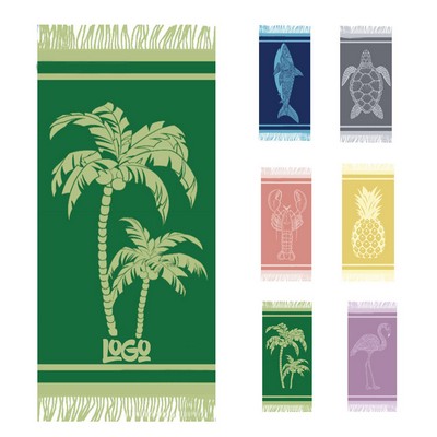Turkish Jacquard Beach Towel