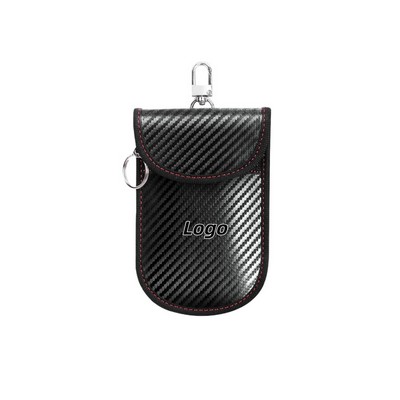 Carbon Fiber RFID Blocking Key Holder for Auto Key Protection