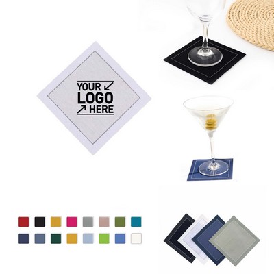 Elegant Reusable Fabric Cocktail Napkin