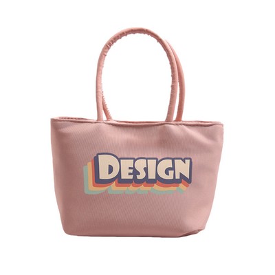 Elegant Composite Fabric Handbag