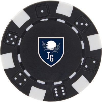 Recycled Poker Chip Ball Marker