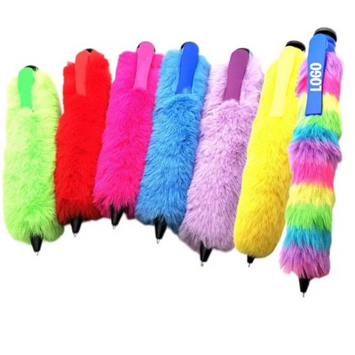 Giant Fluffy Ballpoint Pen