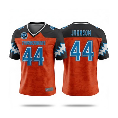 Lightweight Sublimation Football Fanwear Jersey - Style 2