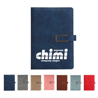 A5 Pu Cover Hardcover Journal Notebook W/ Magnetic Buckle