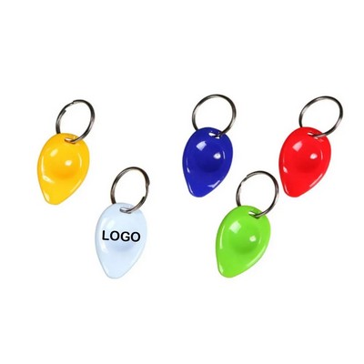 Plastic Lottery Scratch-and-Win Keychain