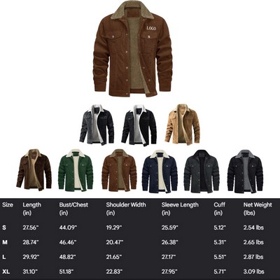 Youth Vintage Corduroy Winter Jacket (S-XL)