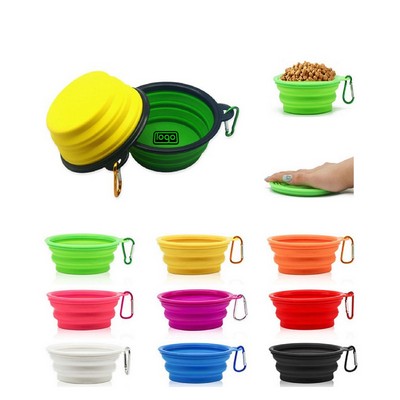 Collapsible Pet Bowl with Carabiner
