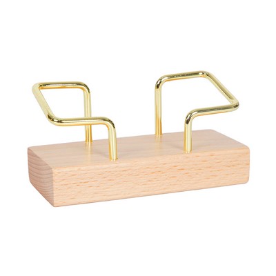 Wooden Business Card Holder