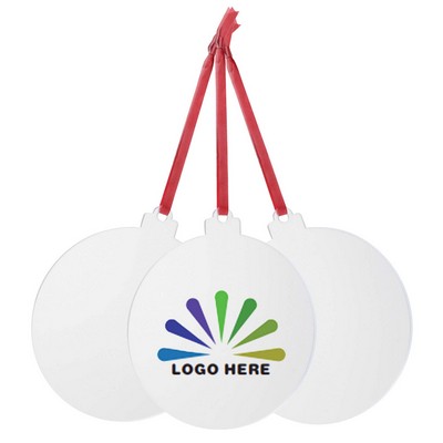 Christmas Round Acrylic Hangtag