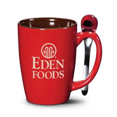 Roberta Mug & Spoon - 16oz - Deep Etch