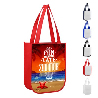 Laminated Curved Bottom Non-Woven Bag - Small