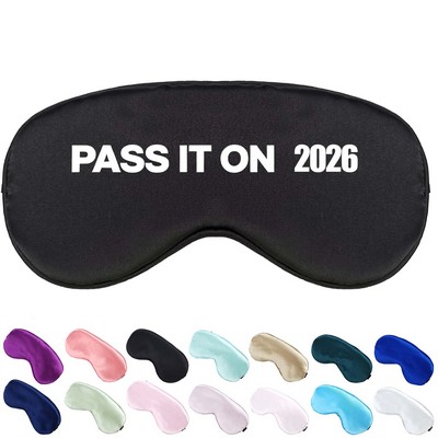 Travel Soft Imitated Silk Fabric Sleep Eye Mask