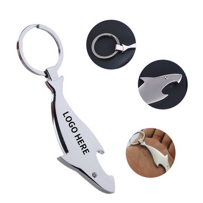 Shark-Inspired Bottle Opener Keyring