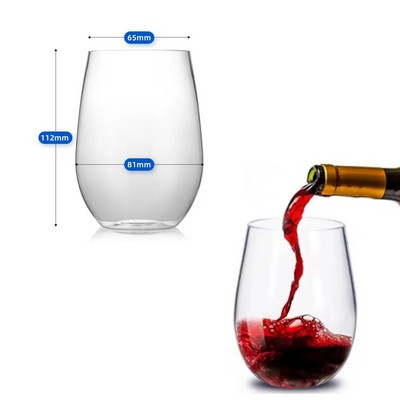 16 OZ Unbreakable PET Wine Cups