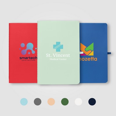 Monolith Stone Paper Soft Touch Lined Journal - A5 - Full-Color Inkjet