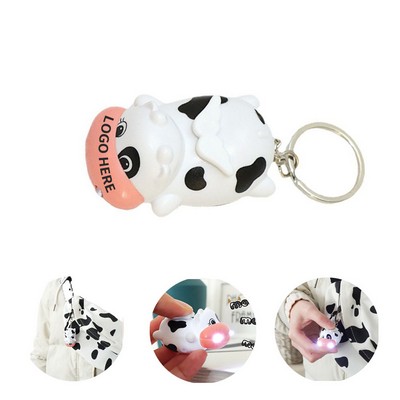 Galloping Moo LED Audio Keychain