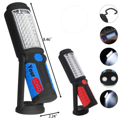 Adjustable Magnetic LED Work Flashlight with Hook