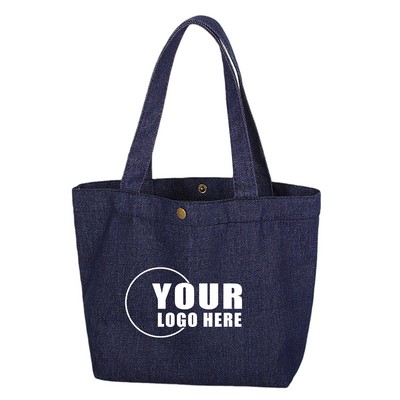 Denim Tote Bag Vintage Carry Feel