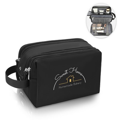 Travel Toiletry Bag - Waterproof Makeup Accessories Organizer