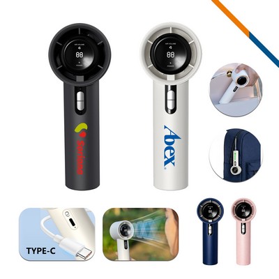 AirBoost Portable 100 Speeds Handheld Fan