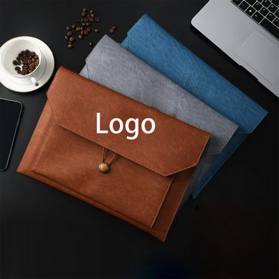 All-in-One A4 Document Carrier with Rope Buckle and Multiple Storage Compartments