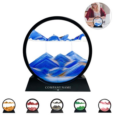 Moving Sand Art Picture Liquid Motion 3D Sand Art Sandscapes