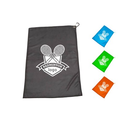 Sports Microfiber Waffle Pattern Golf Towel