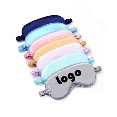 Silk Eye Mask W/ Elastic Straps