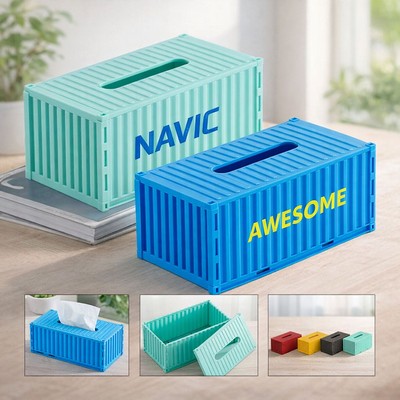 Retro Container Tissue Box