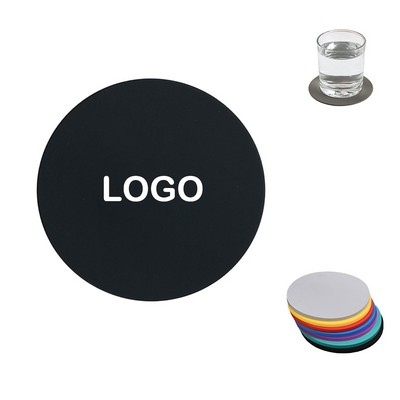 Soft Round PVC Drink Coaster