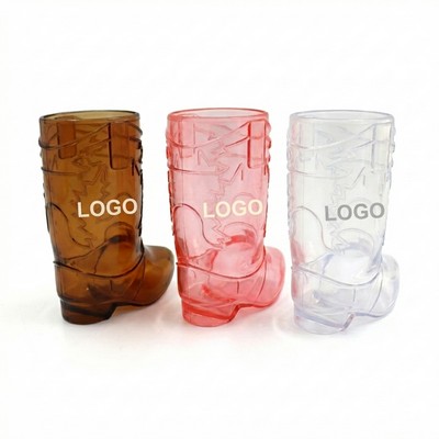 Mini Boot Shaped Plastic Shot Cup