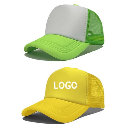 Classic 5-Panel Mesh Back Trucker Cap