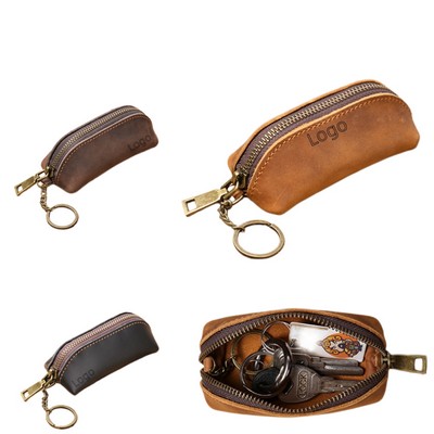 Leather Key Holder Pouch