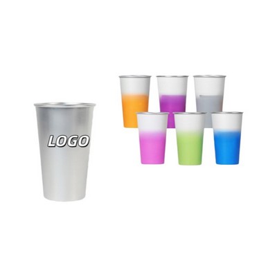 15OZ Magic Aluminum Color Changing Cup