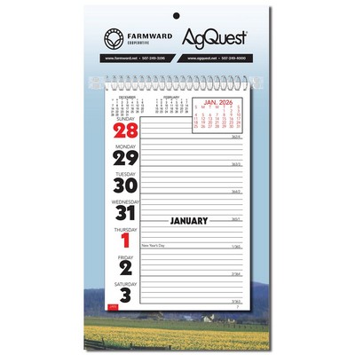 Stock Almanac Weekly Memo Wall Calendar - Scenic