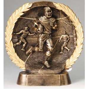 High Relief Football Award - 7-1/2"