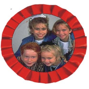 Button Rosette - 4 1/4"