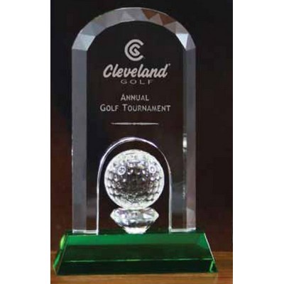 Crystal On The Green Award (5"x8½")