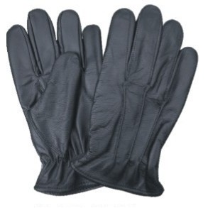 Ladies Leather Driving Gloves Lined w/Elastic Wrist