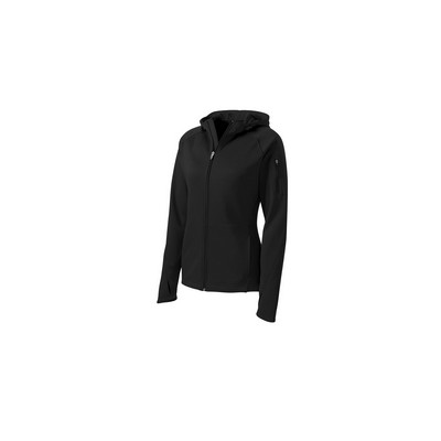 Sport-Tek® Women's Tech Fleece Full-Zip Hooded Jacket.