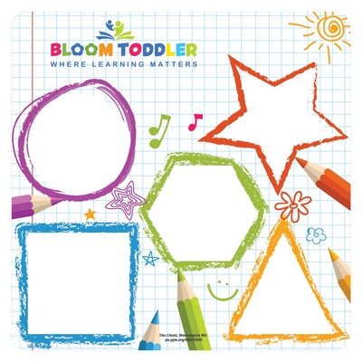 Laminated Learn Your Shapes Stencil