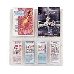 Wall Display Brochure Holder 6 Pocket
