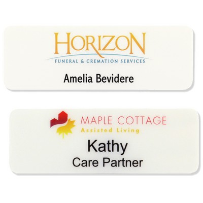 Ares Plastic Name Badge (1"x3")