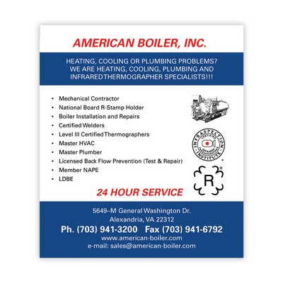 USA Made Premium UV Window Micro-Suction Cling Decal (3.5"x4") Rectangle