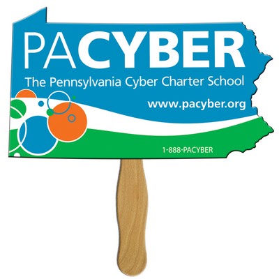 Pennsylvania State Recycled Hand Fan
